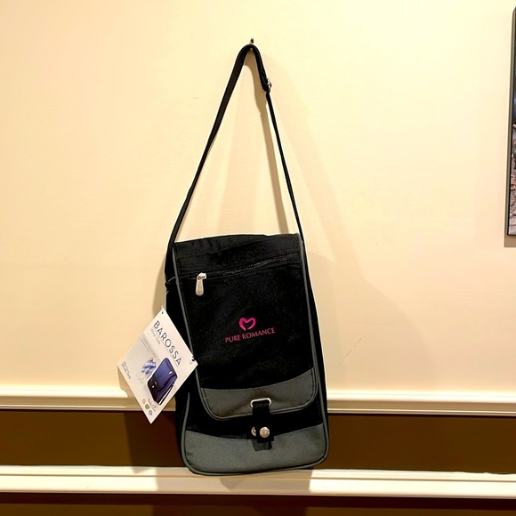 NWT Picnic Time Insulated Barossa Wine Tote Bag w/ 2 glasses, cork, corkscrew. - Picture 1 of 11